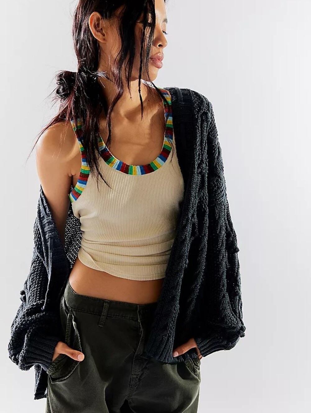 Free People We The Free Peach Cardi